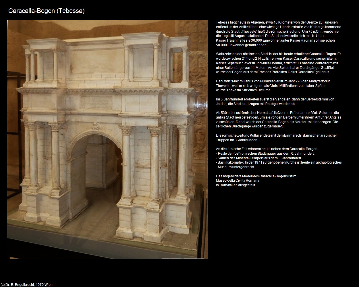 Caracalla-Bogen (Tebessa) in Kulturatlas-ALGERIEN(c)B.Engelbrecht