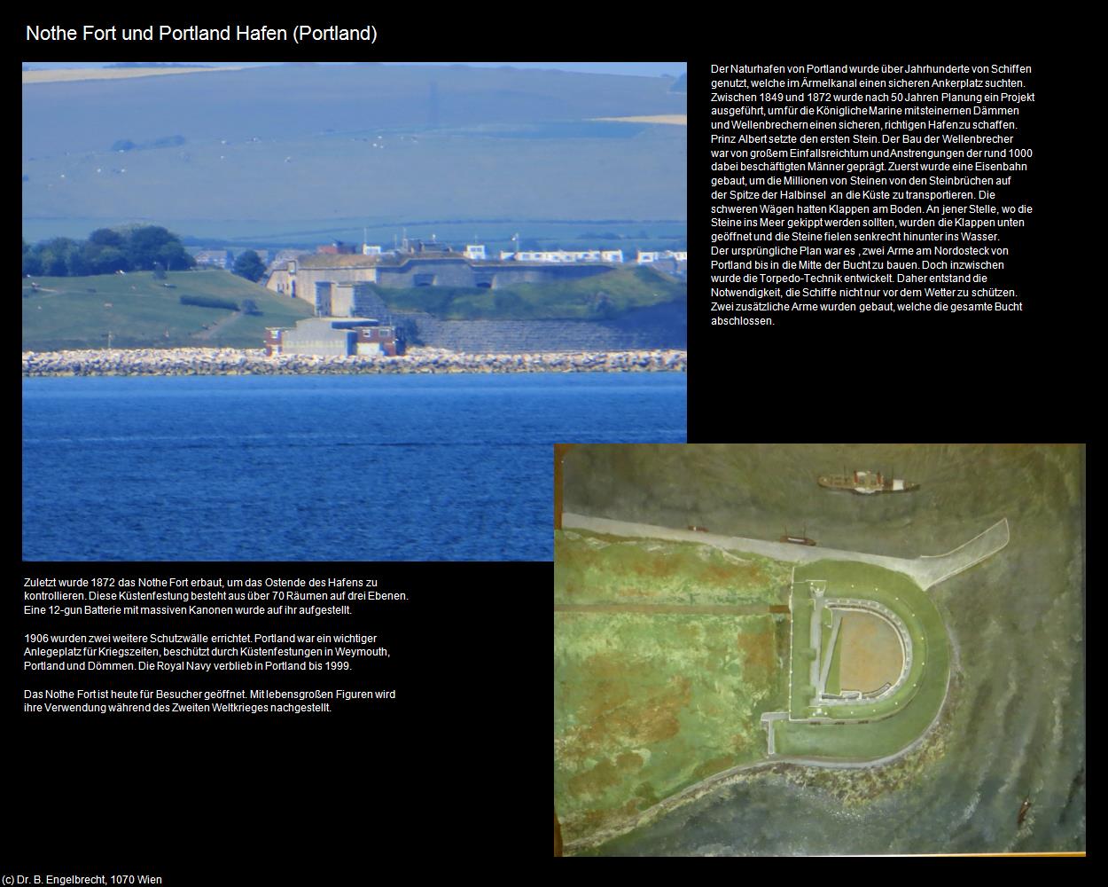 Nothe Fort und Portland Hafen  (Portland, England) in Kulturatlas-ENGLAND und WALES