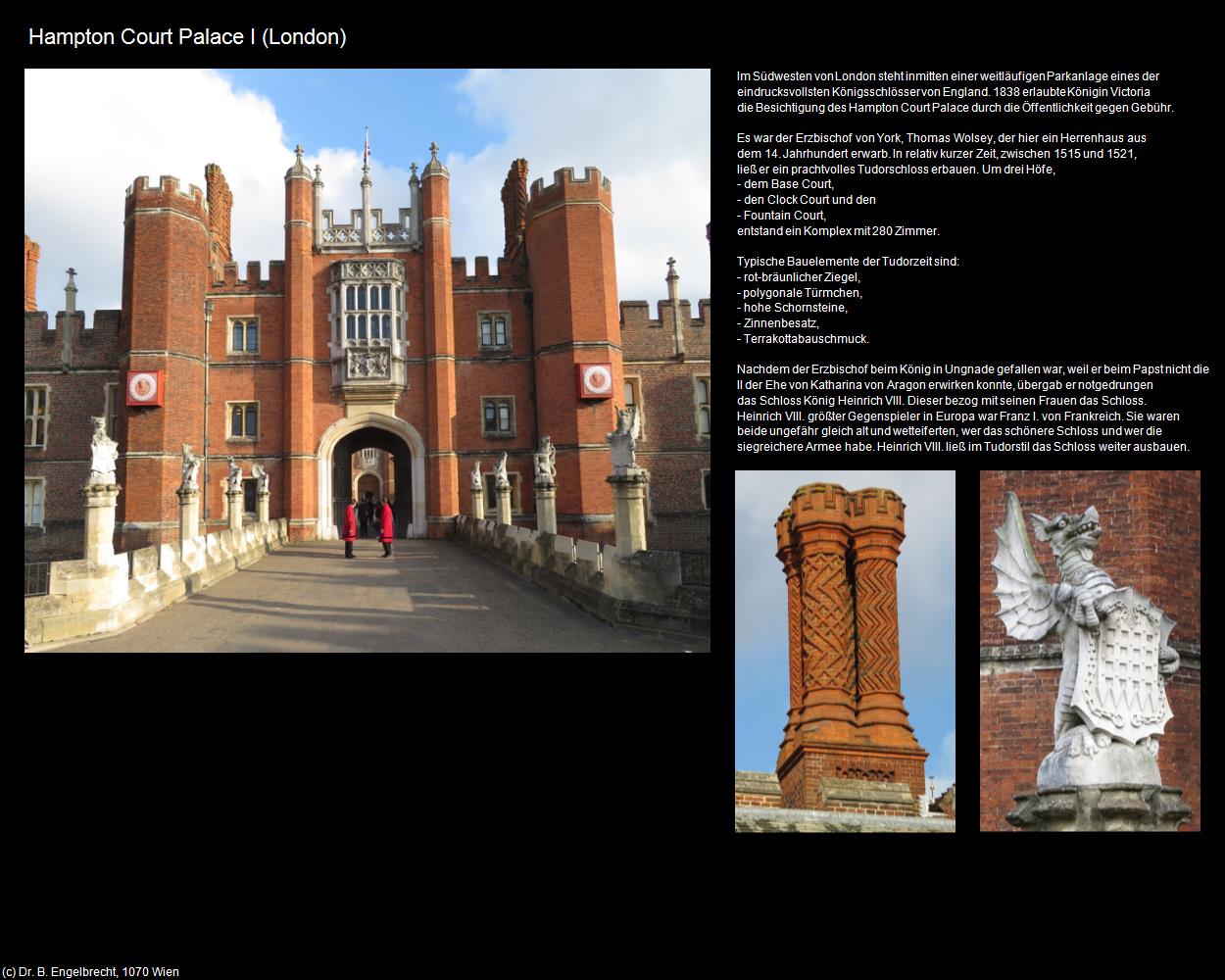 Hampton Court Palace I (London, England) in Kulturatlas-ENGLAND und WALES