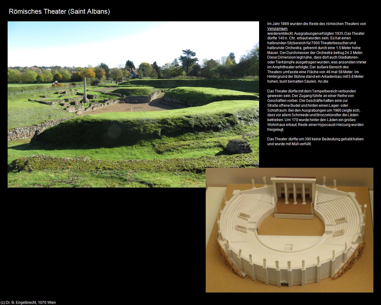 Römisches Theater              (Saint Albans, England) in Kulturatlas-ENGLAND und WALES(c)B.Engelbrecht