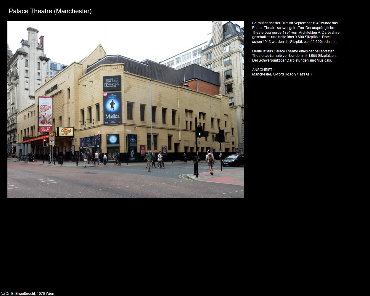 Palace Theatre  (Manchester, England  ) in Kulturatlas-ENGLAND und WALES
