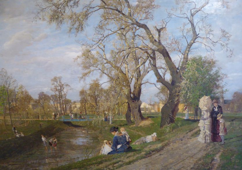 Fruehling im Prater, 1883