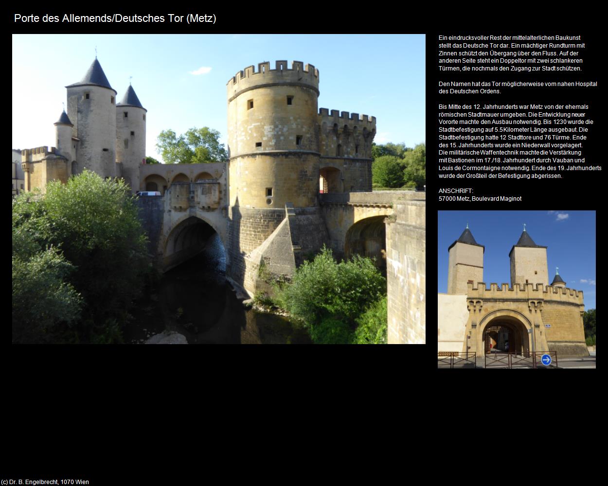 Deutsches Tor (Metz (FR-GES)) in Kulturatlas-FRANKREICH