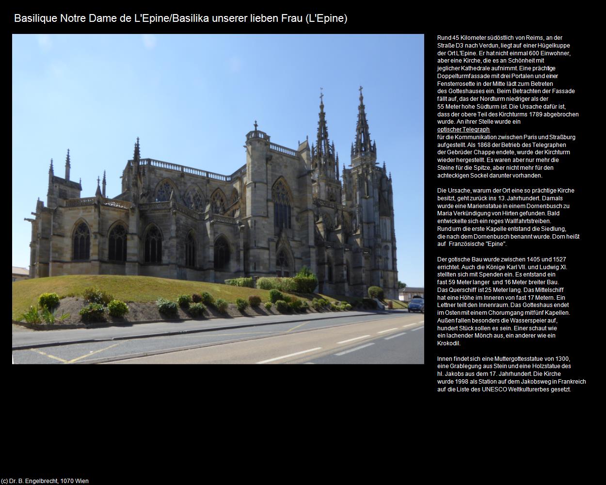 Basilika unserer lieben Frau (L'Epine (FR-GES)) in Kulturatlas-FRANKREICH(c)B.Engelbrecht