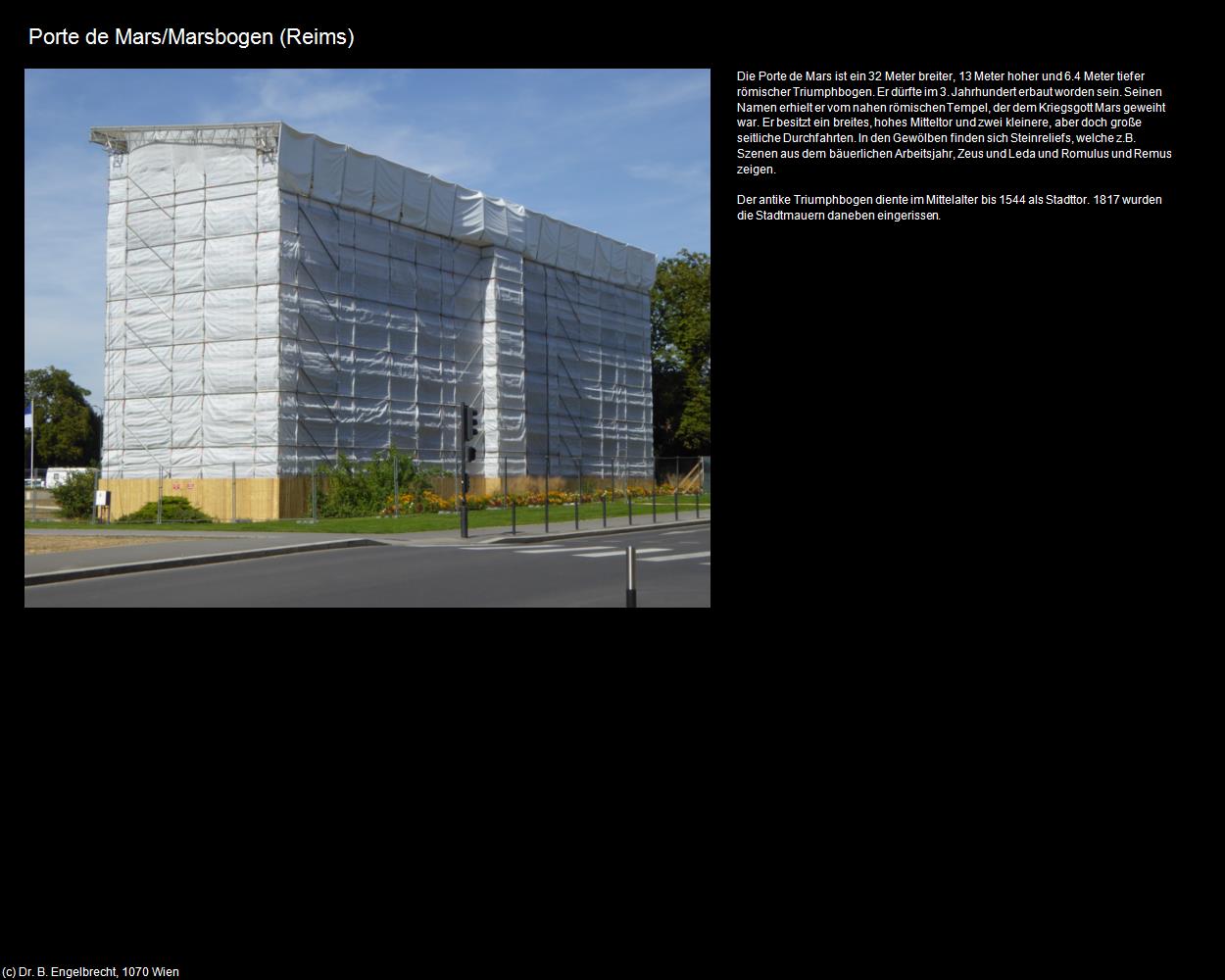 Porte de Mars (Reims (FR-GES)) in Kulturatlas-FRANKREICH