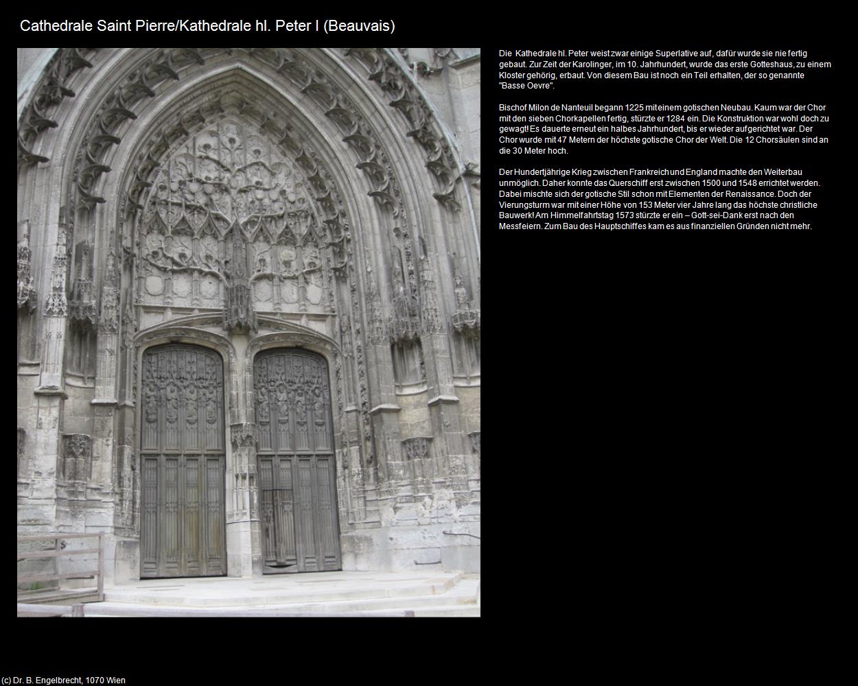 Cathedrale Saint Pierre I (Beauvais (FR-HDF)) in Kulturatlas-FRANKREICH
