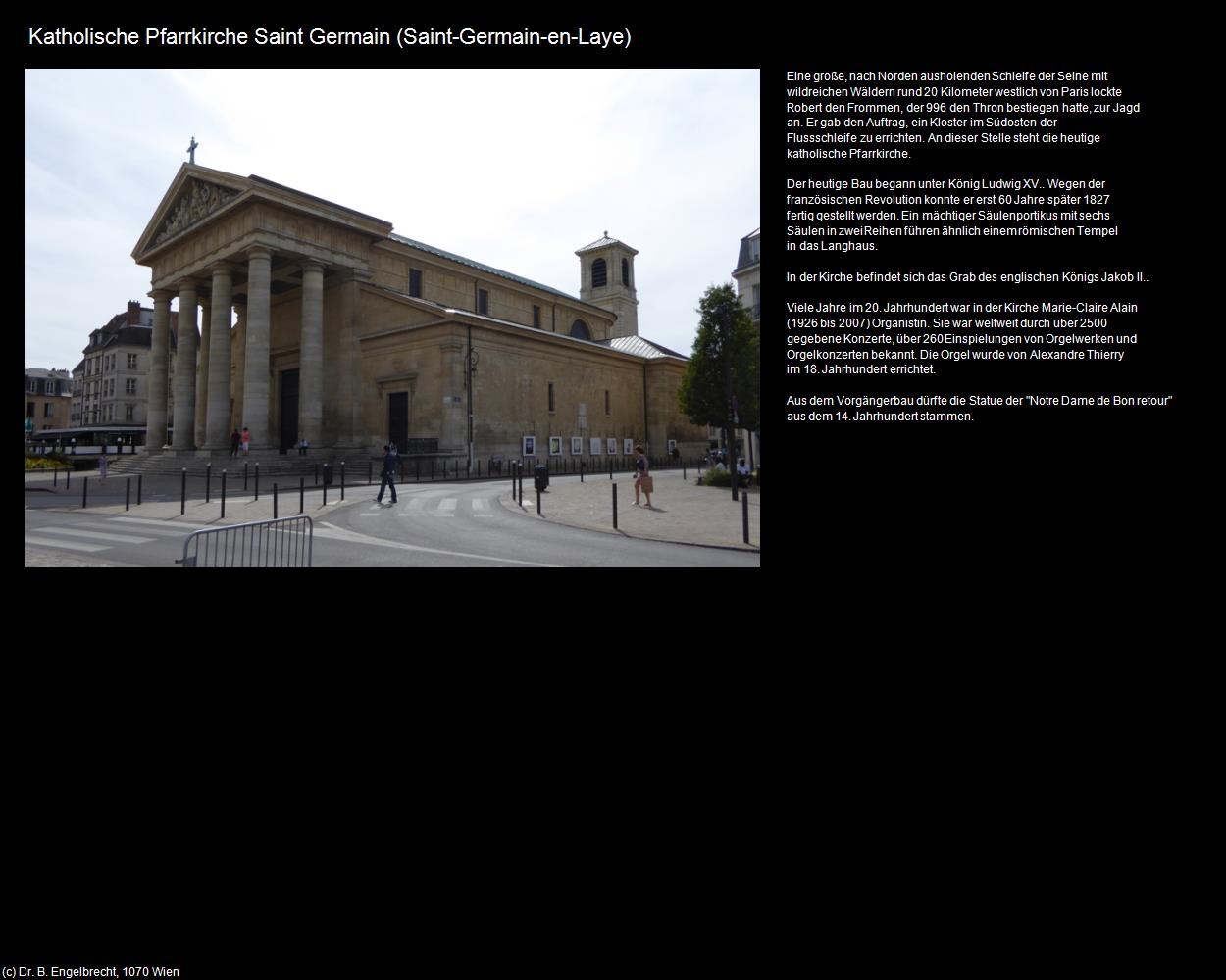 Kath.Pfk. Saint Germain (Saint-Germain-en-Laye (FR-IDF)) in Kulturatlas-FRANKREICH