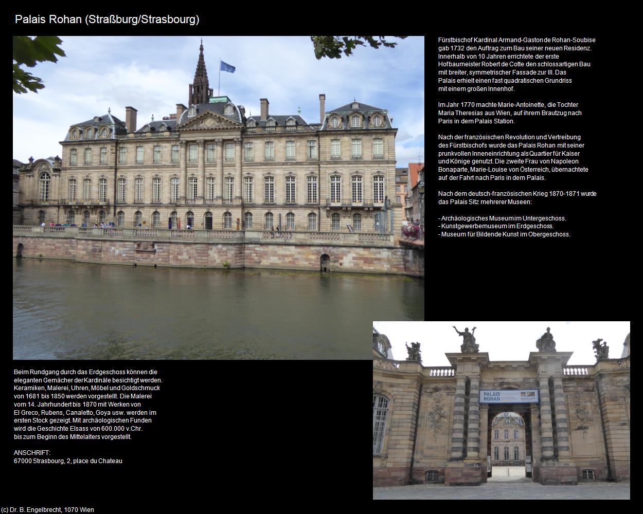 Palais Rohan (Straßburg/Strasbourg (FR-GES)) in Kulturatlas-FRANKREICH