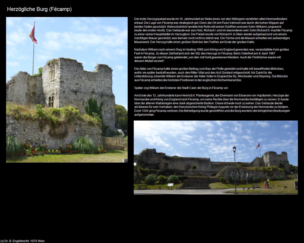 Chateau de Fécamp/Herzögliche Burg (Fécamp (FR-NOR)) in Kulturatlas-FRANKREICH
