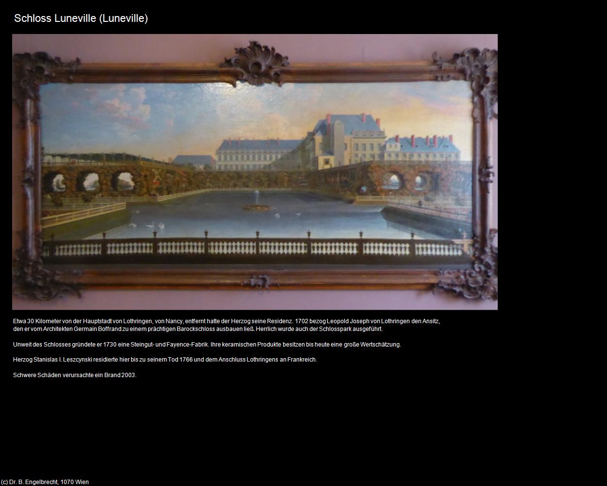 Schloss Luneville (Luneville (FR-GES)) in Kulturatlas-FRANKREICH