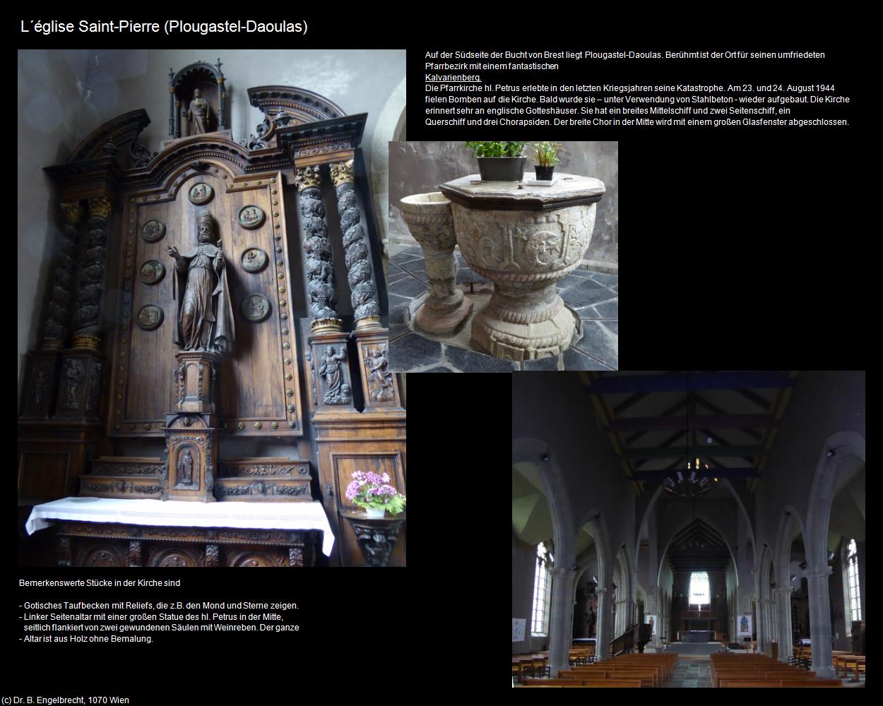 L‘église Saint-Pierre  (Plougaste-Daoulas (FR-BRE)) in Kulturatlas-FRANKREICH(c)B.Engelbrecht