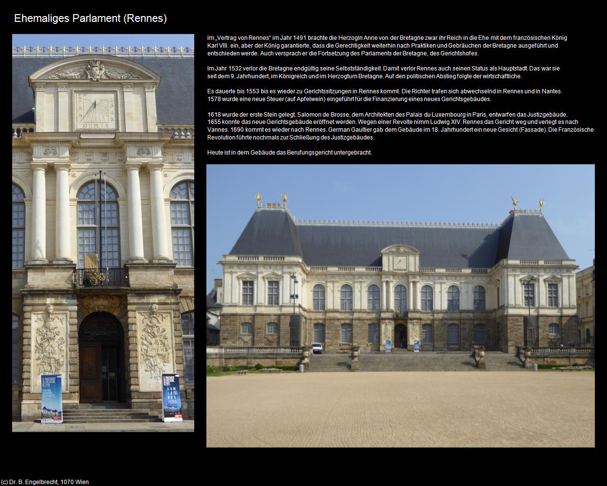 Ehem. Parlament (Rennes (FR-BRE)) in Kulturatlas-FRANKREICH