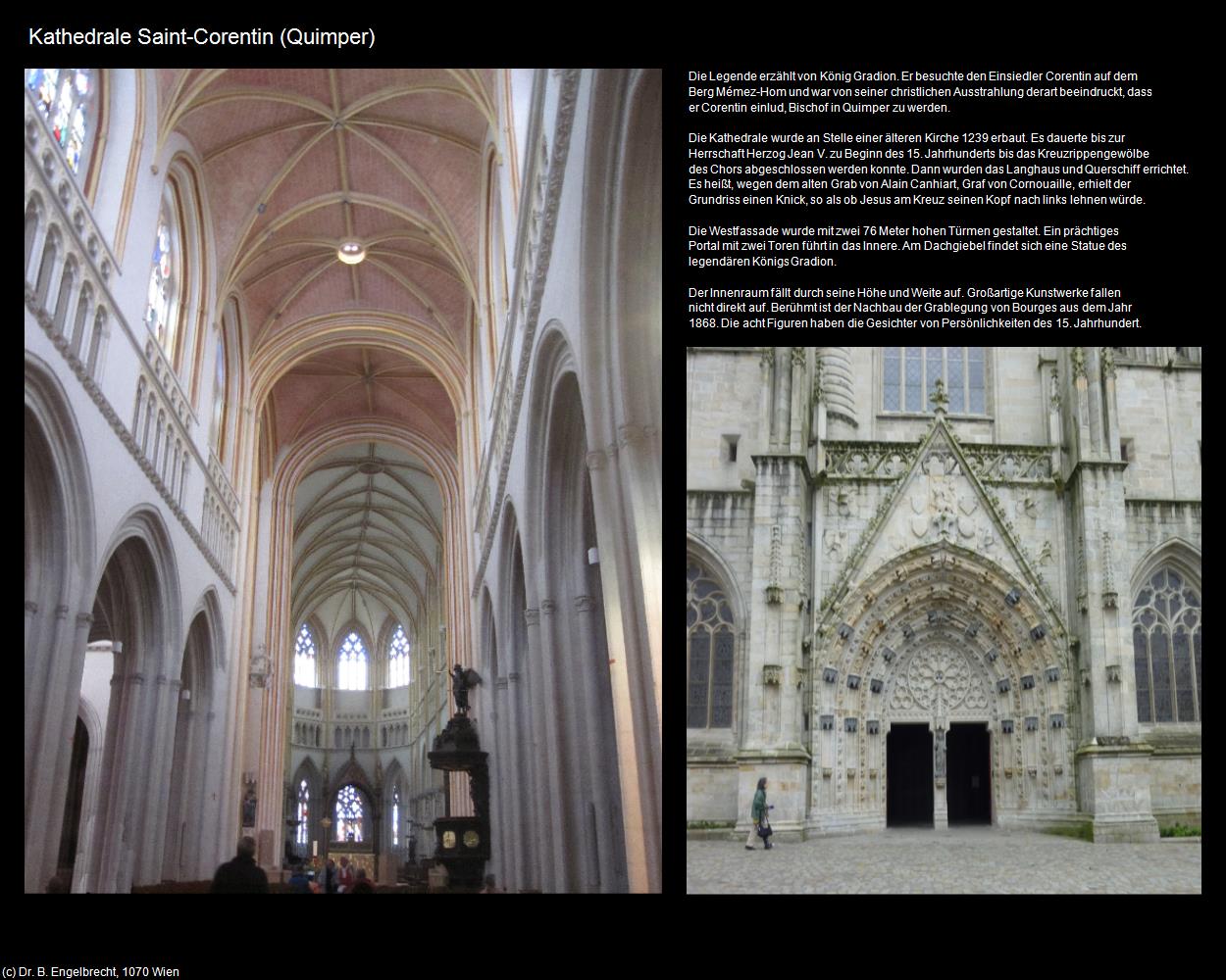 Kathedrale Saint-Corentin (Quimper (FR-BRE)) in Kulturatlas-FRANKREICH