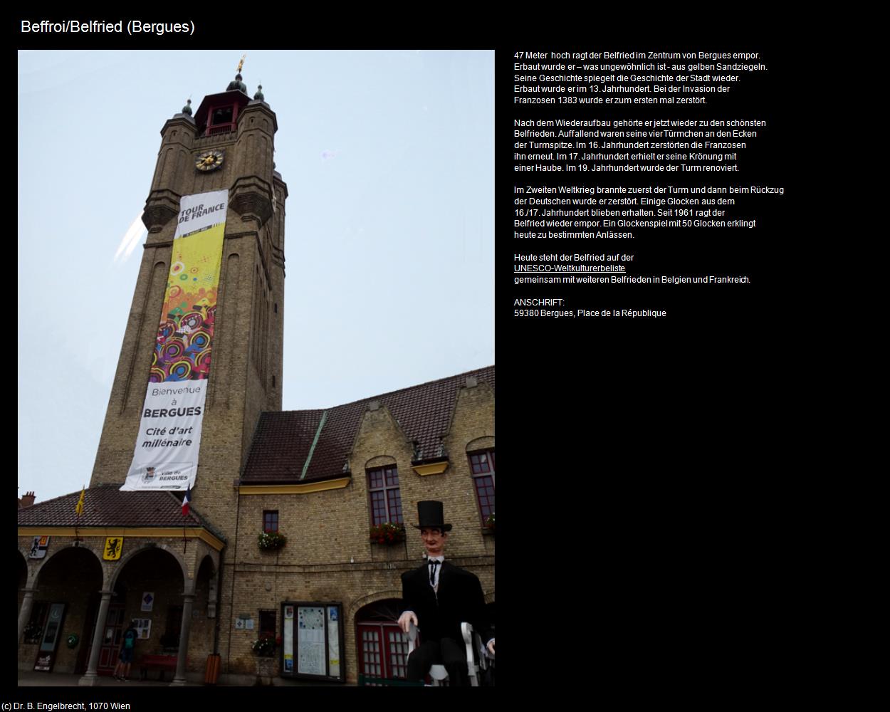 Beffroi/Belfried (Bergues (FR-HDF)                          ) in Kulturatlas-FRANKREICH(c)B.Engelbrecht