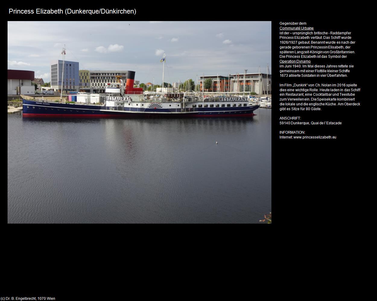 Princess Elizabeth (Dunkerque/Dünkirchen (FR-HDF)             ) in Kulturatlas-FRANKREICH(c)B.Engelbrecht