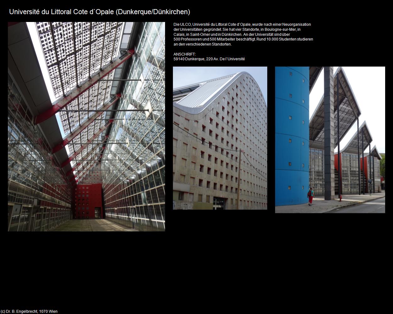 Université du Littoral Cote d`Opale (Dunkerque/Dünkirchen (FR-HDF)             ) in Kulturatlas-FRANKREICH
