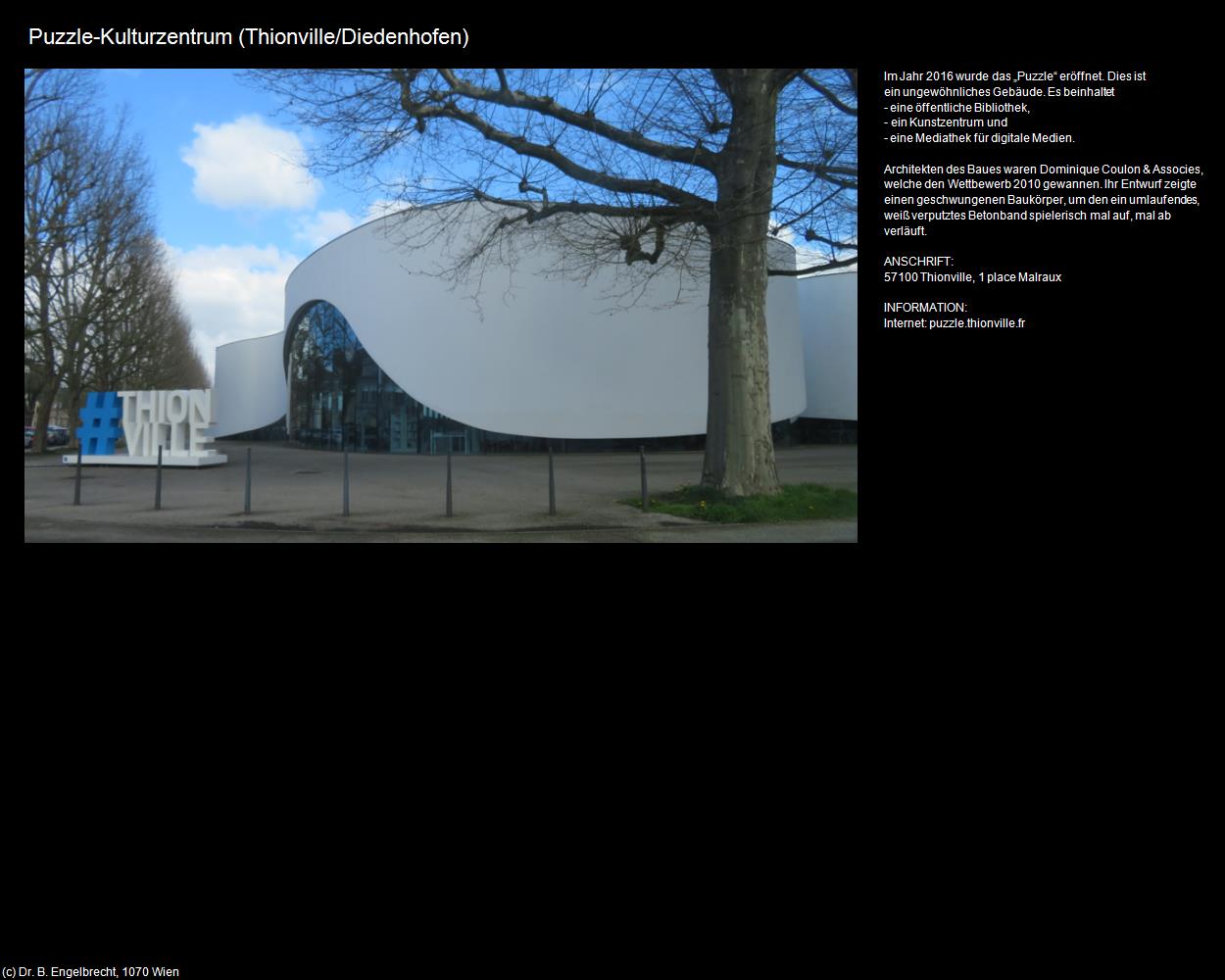 Puzzle-Kulturzentrum (Thionville/Diedenhofen (FR-GES)) in Kulturatlas-FRANKREICH