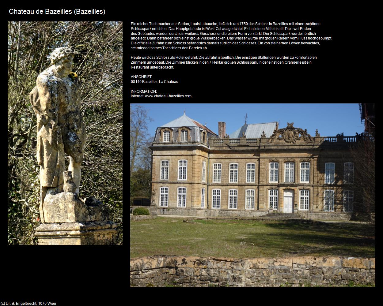 Chateau de Bazeilles (Bazeilles (FR-GES)) in Kulturatlas-FRANKREICH