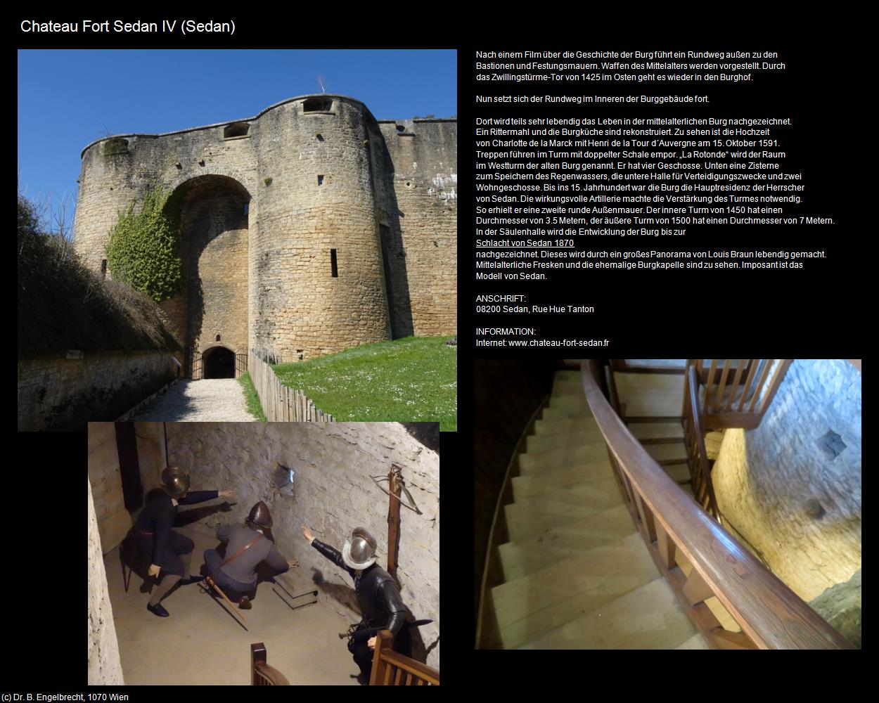 Chateau Fort Sedan IV  (Sedan (FR-GES)) in Kulturatlas-FRANKREICH(c)B.Engelbrecht