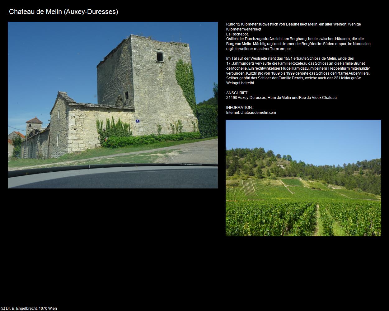 Chateau de Melin (Auxey-Duresses (FR-BFC)) in Kulturatlas-FRANKREICH(c)B.Engelbrecht