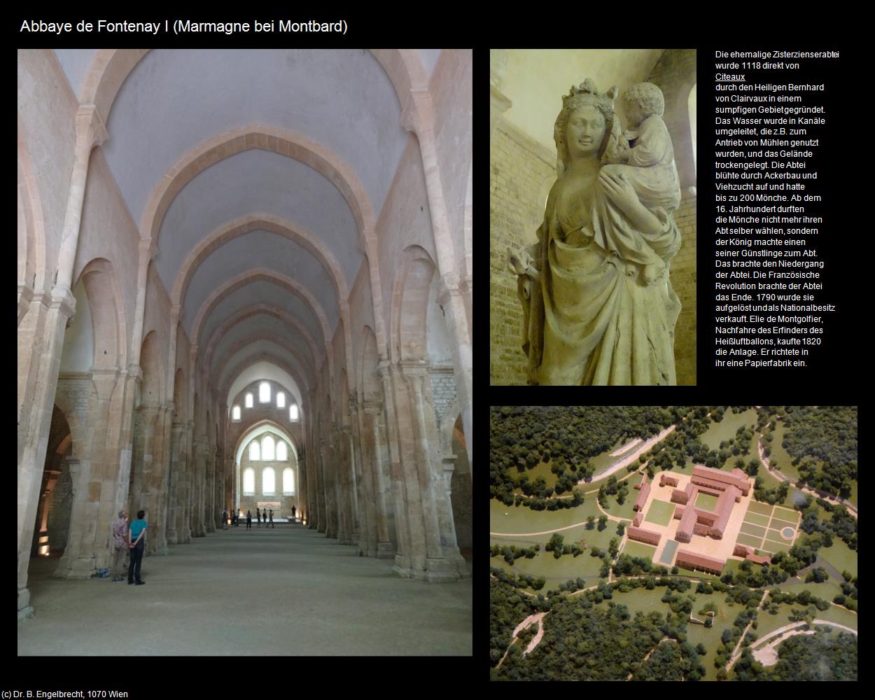 Ehem. Abbaye de Fontenay I (Marmagne bei Montbard (FR-BFC)) in Kulturatlas-FRANKREICH(c)B.Engelbrecht