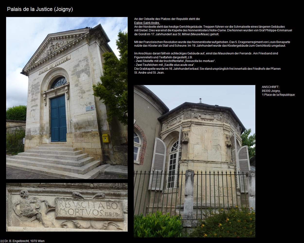 Palais de la Justice (Joigny (FR-BFC)) in Kulturatlas-FRANKREICH(c)B.Engelbrecht