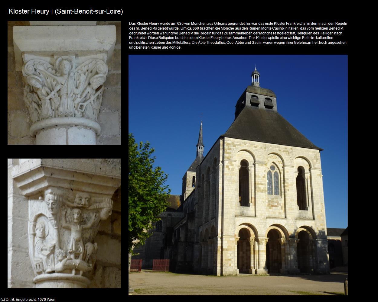 Kloster Fleury I (Saint-Benoit-sur-Loire (FR-CVL)) in Kulturatlas-FRANKREICH