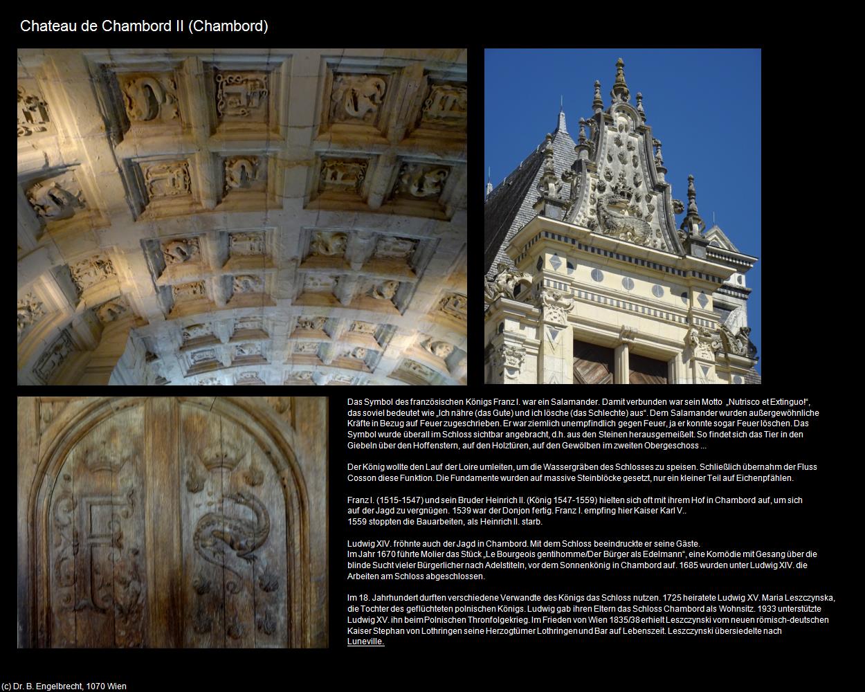 Chateau de Chambord II (Chambord (FR-CVL)) in Kulturatlas-FRANKREICH(c)B.Engelbrecht