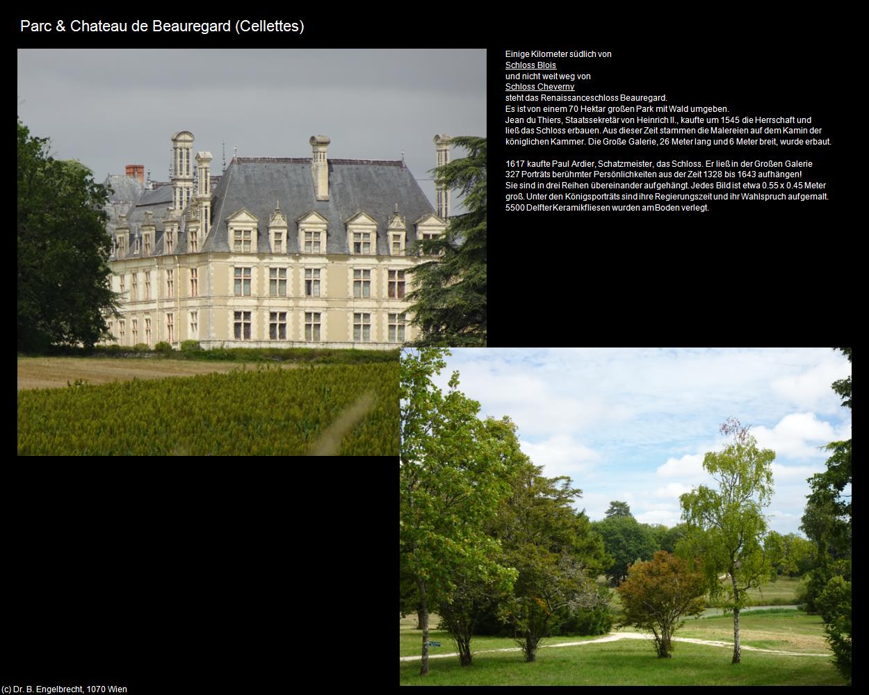 Parc et Chateau de Beauregard (Cellettes (FR-CVL)) in Kulturatlas-FRANKREICH(c)B.Engelbrecht