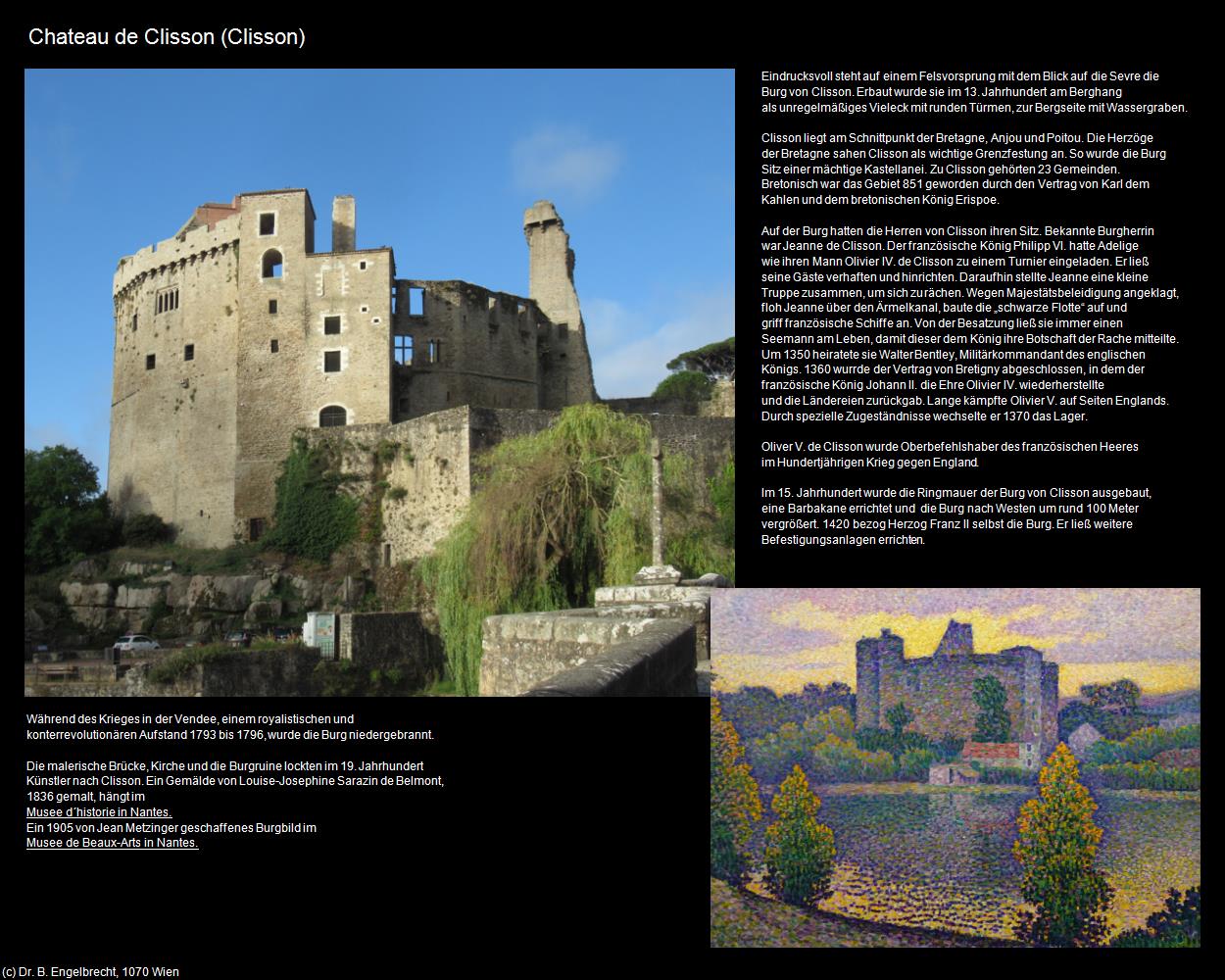 Chateau de Clisson  (Clisson (FR-PDL)) in Kulturatlas-FRANKREICH(c)B.Engelbrecht