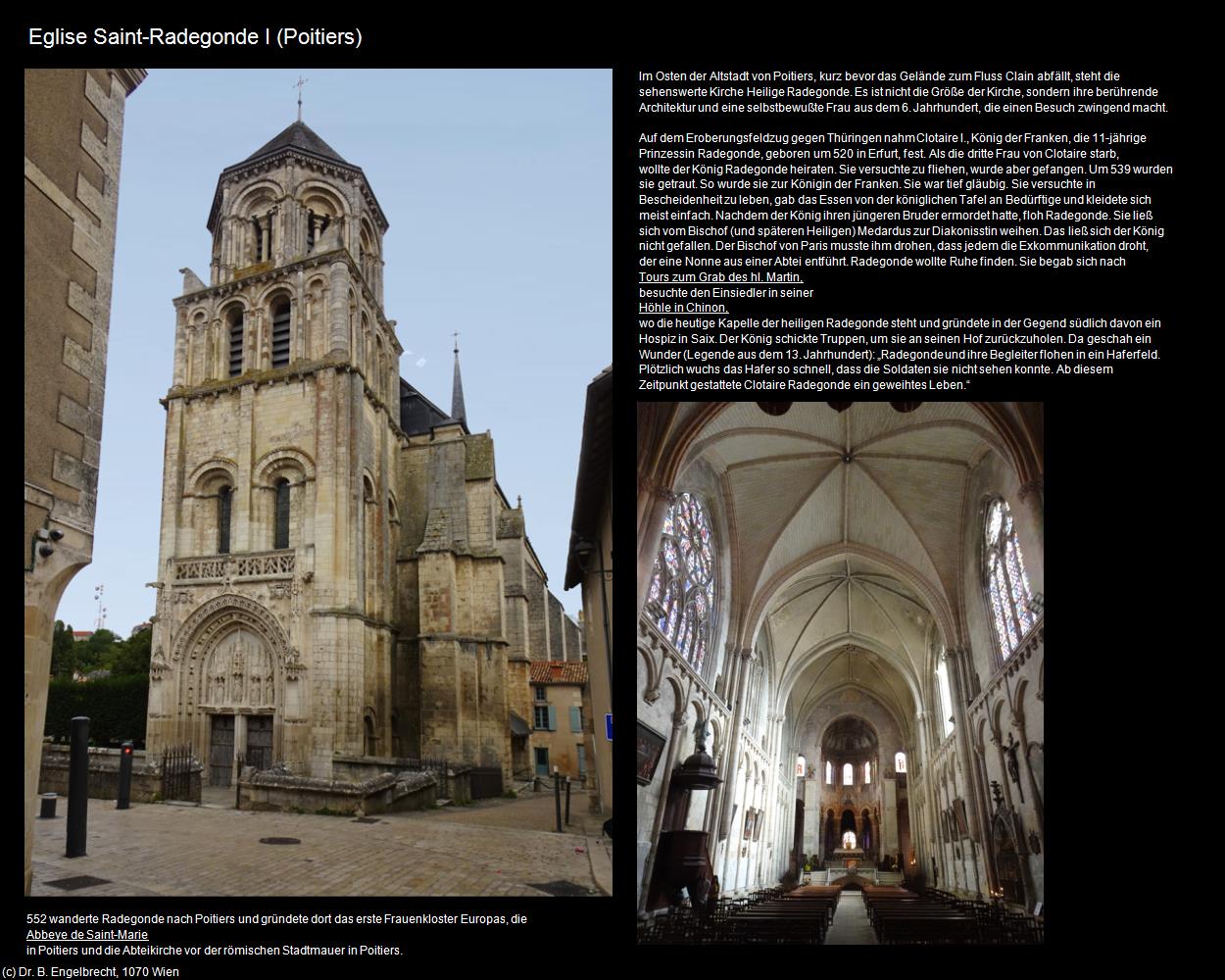 Eglise Saint-Radegonde I (Poitiers (FR-NAQ)) in Kulturatlas-FRANKREICH(c)B.Engelbrecht