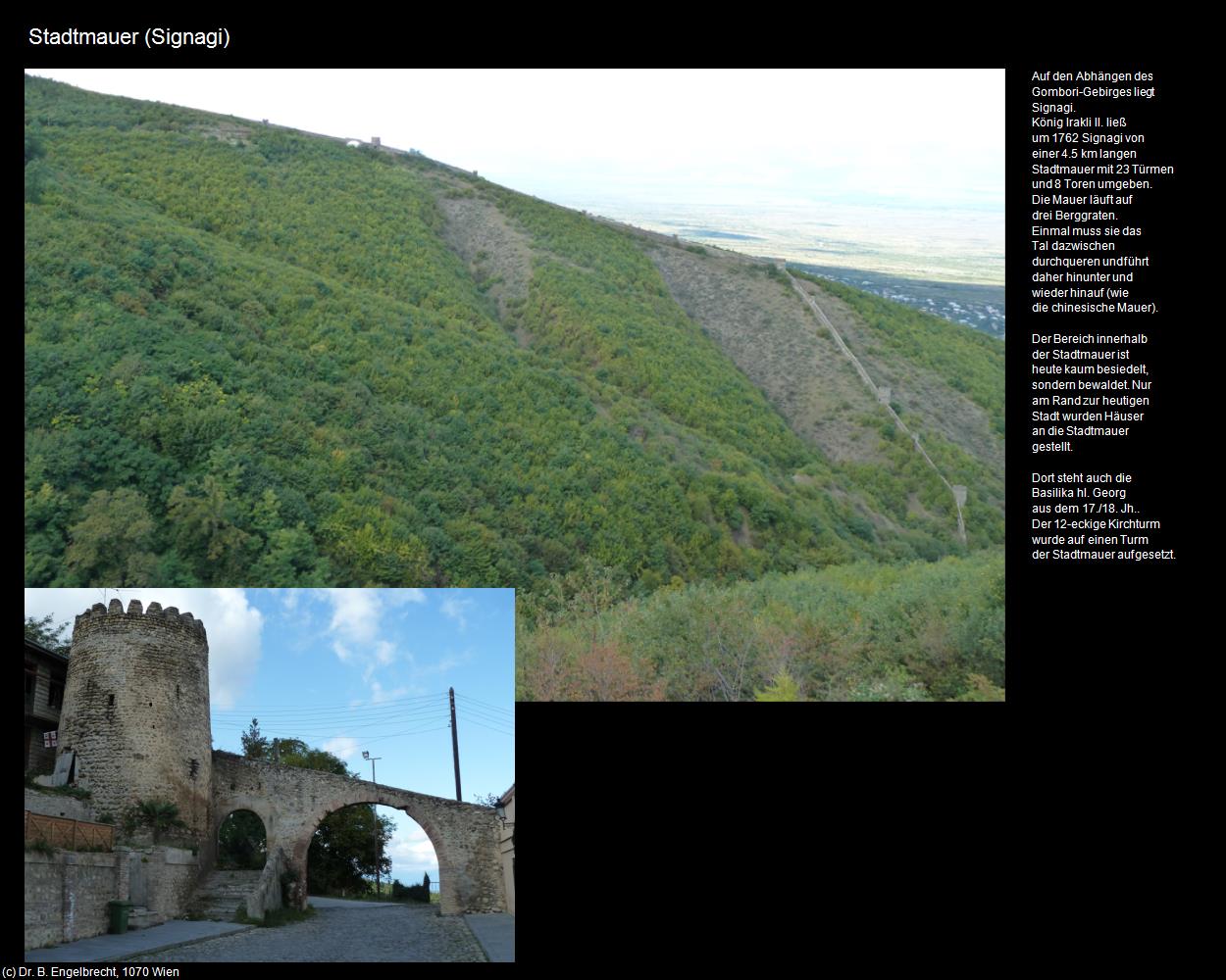 Stadtmauer (Signagi) in GEORGIEN
