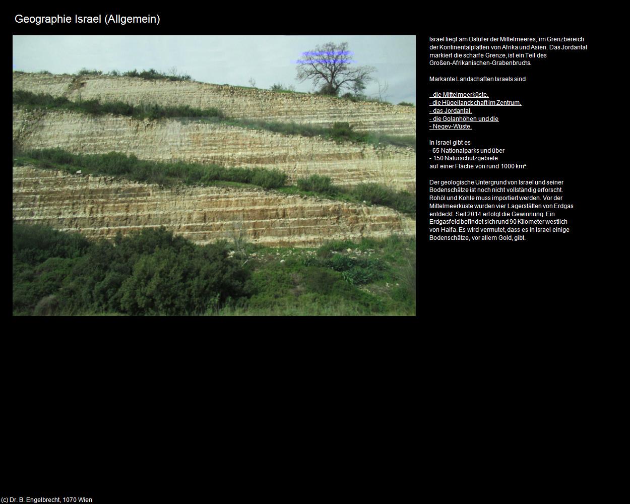 Geographie Israel  (+Allgemein) in Kulturatlas-ISRAEL(c)B.Engelbrecht