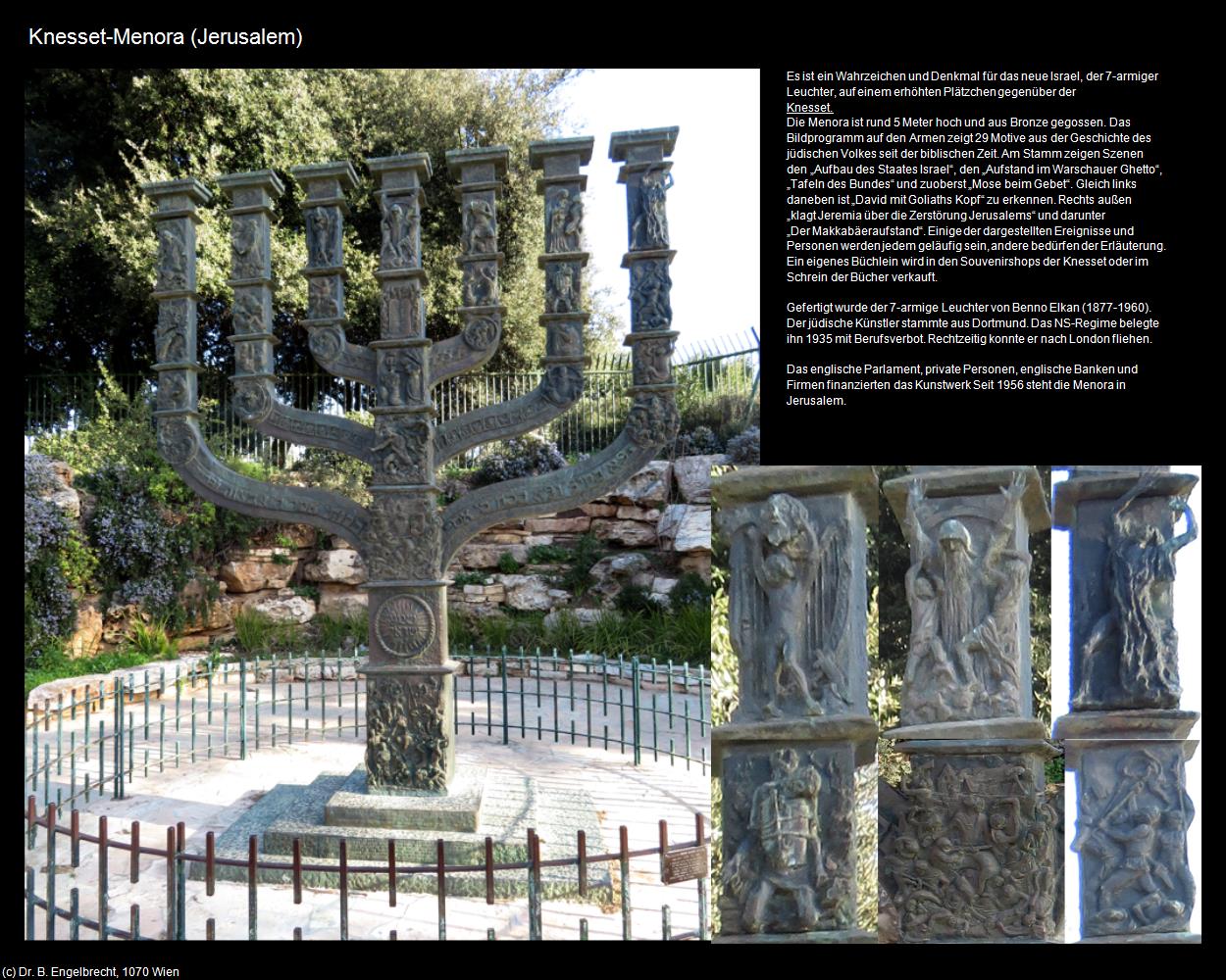 Knesset-Menora  (Jerusalem) in Kulturatlas-ISRAEL(c)B.Engelbrecht