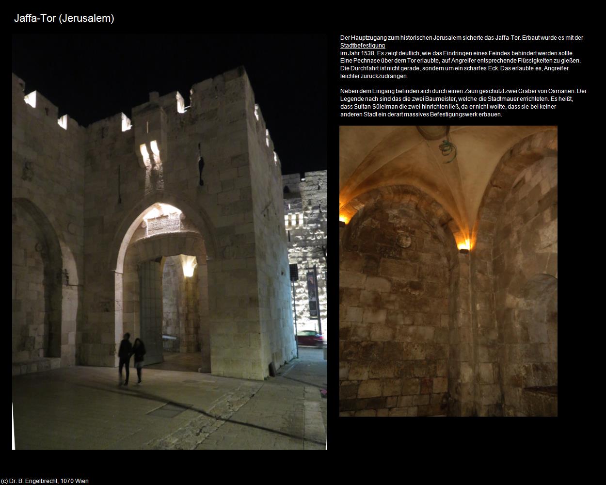 Jaffa-Tor (Jerusalem) in Kulturatlas-ISRAEL(c)B.Engelbrecht