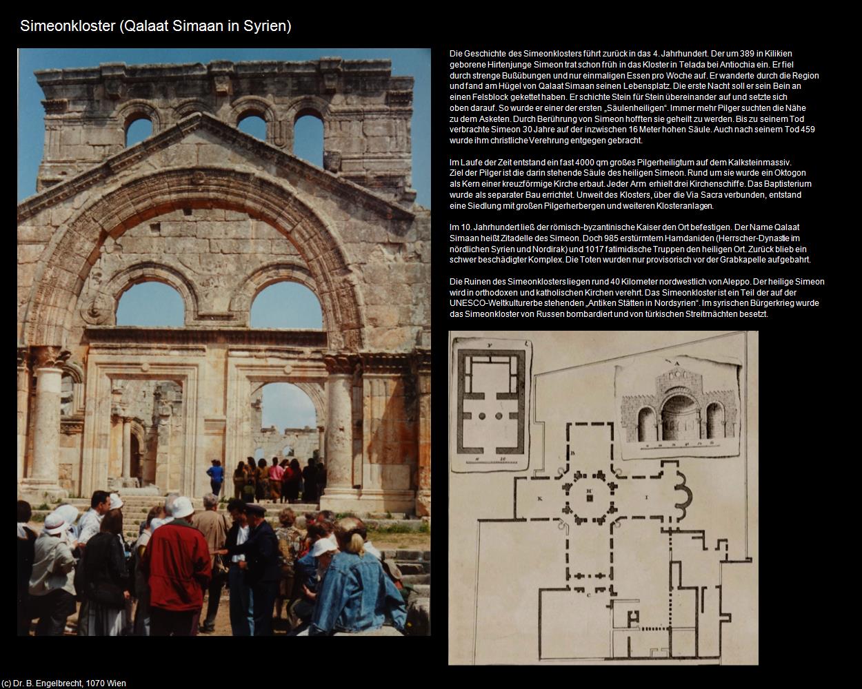 Simeonkloster (Qalaat Simaan (SYR)) in Kulturatlas-JORDANIEN-SYRIEN-LIBANON