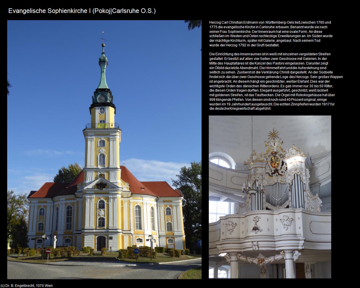 Evang. Sophienkirche I (Pokoj|Carlsruhe O.S.) in POLEN-Schlesien