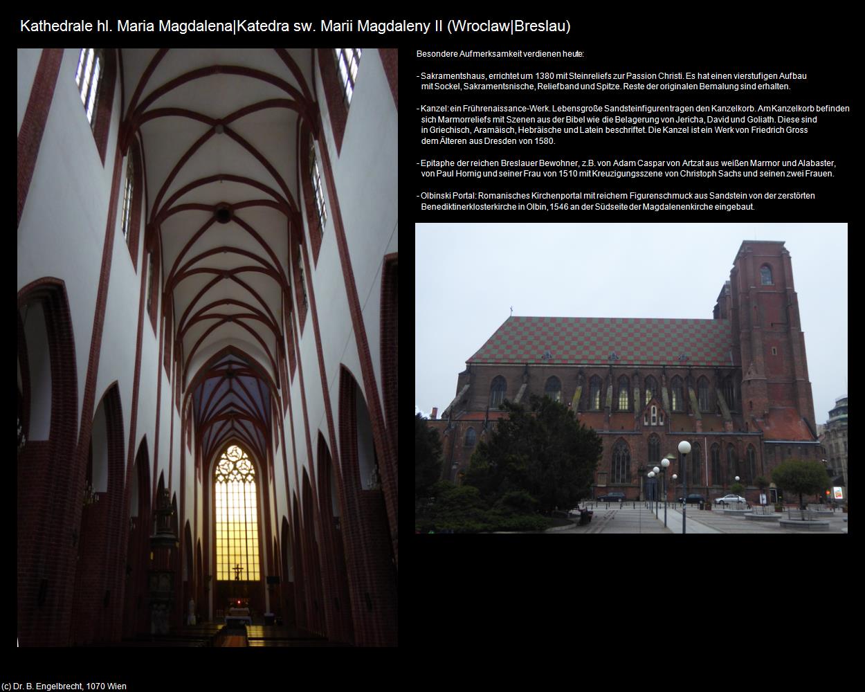 Kathedrale hl. Maria Magdalena II (Wroclaw|Breslau) in POLEN-Schlesien